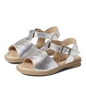 Old Soles Kids Girls Sugar Heart Shoes Silver EU29